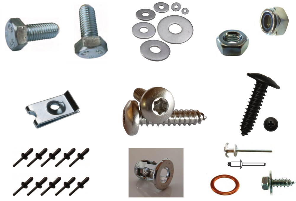 Schrauben Nieten Dichtringe